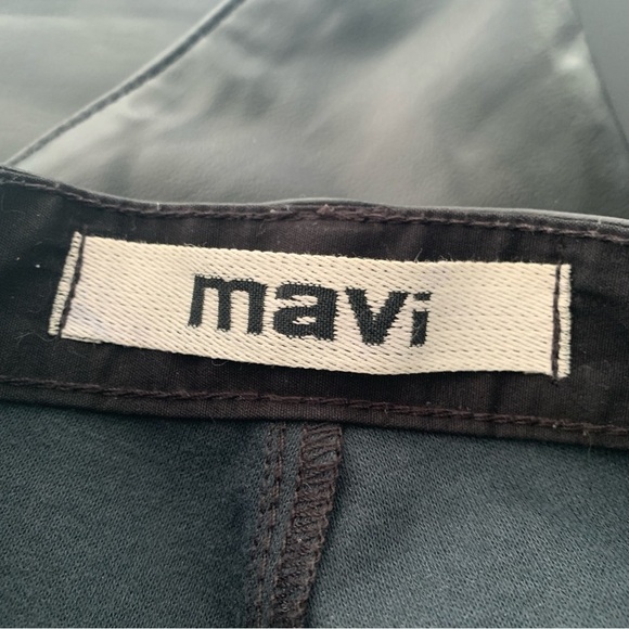 Mavi Y2K Chrissy Faux Leather Low Rise Bootcut Pants - Picture 6 of 8